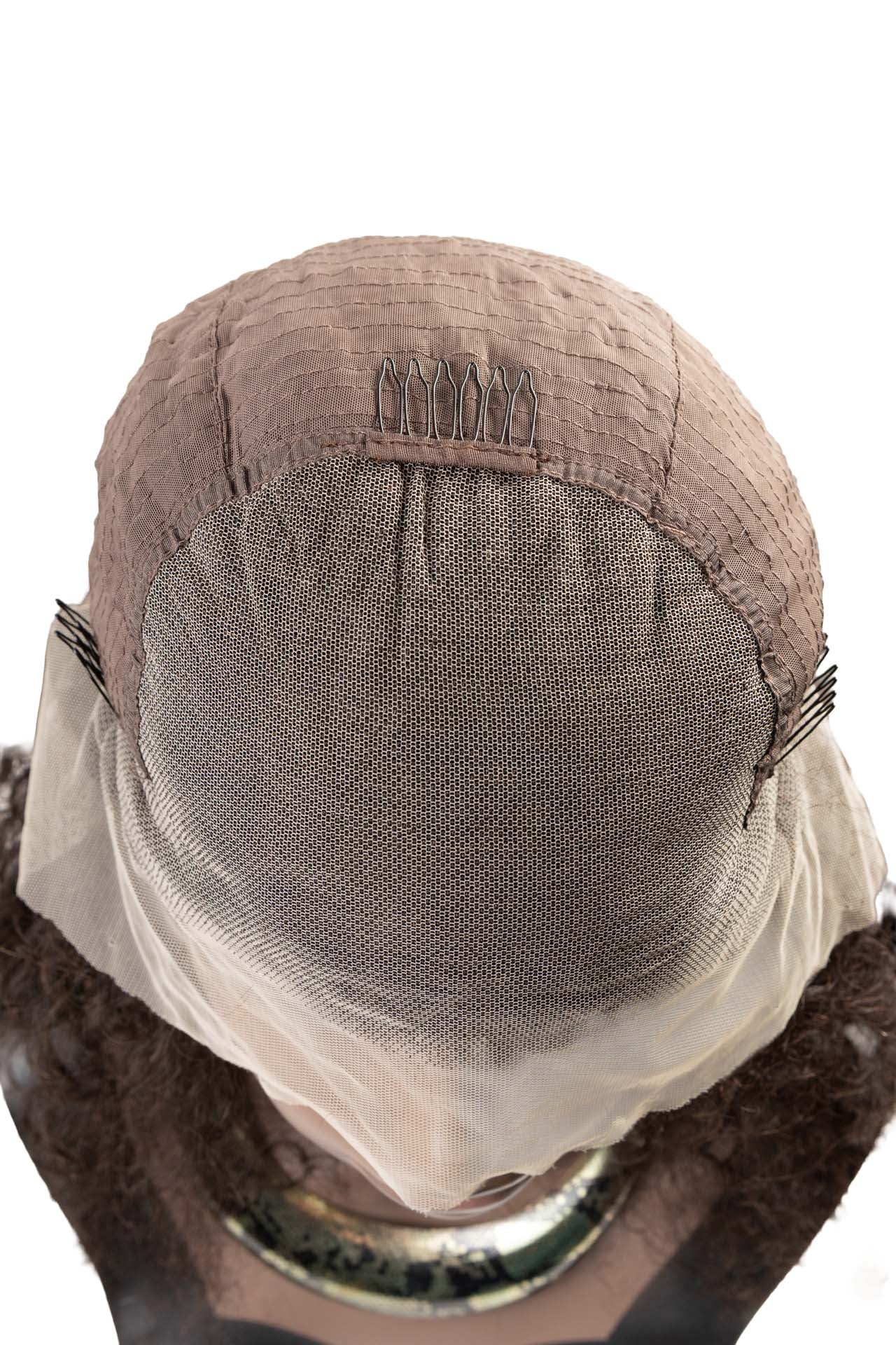 Front Lace Cacheada Castanha Cabelo Humano