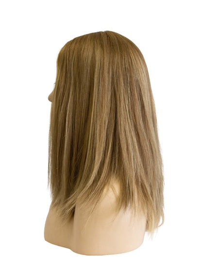 Peruca Royal Hair Judia 45cm Liso Loiro Médio Com Luzes
