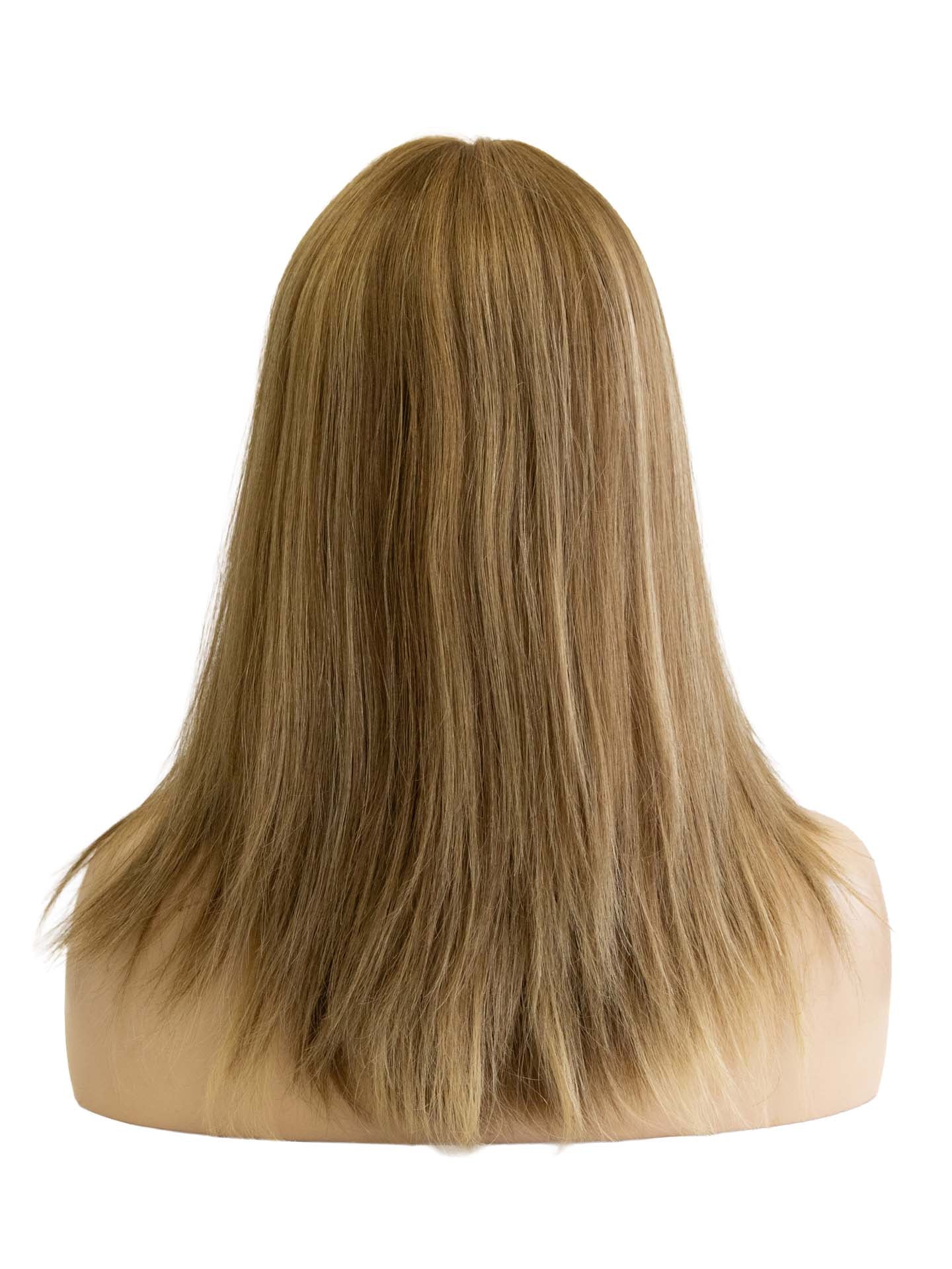 Peruca Royal Hair Judia 45cm Liso Loiro Médio Com Luzes