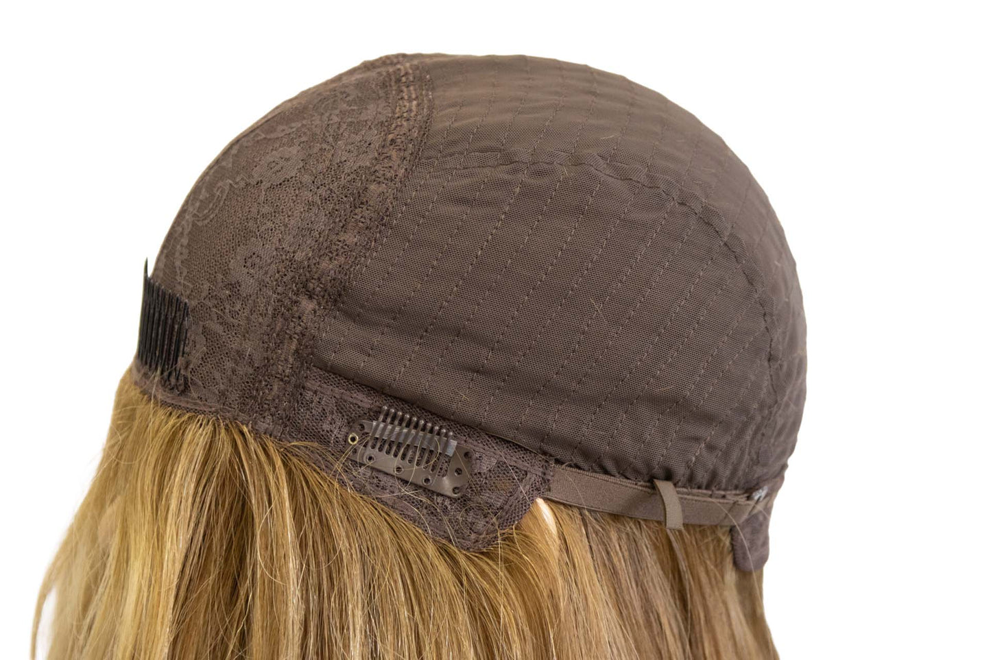 Peruca Royal Hair Judia 45cm Liso Loiro Médio Com Luzes