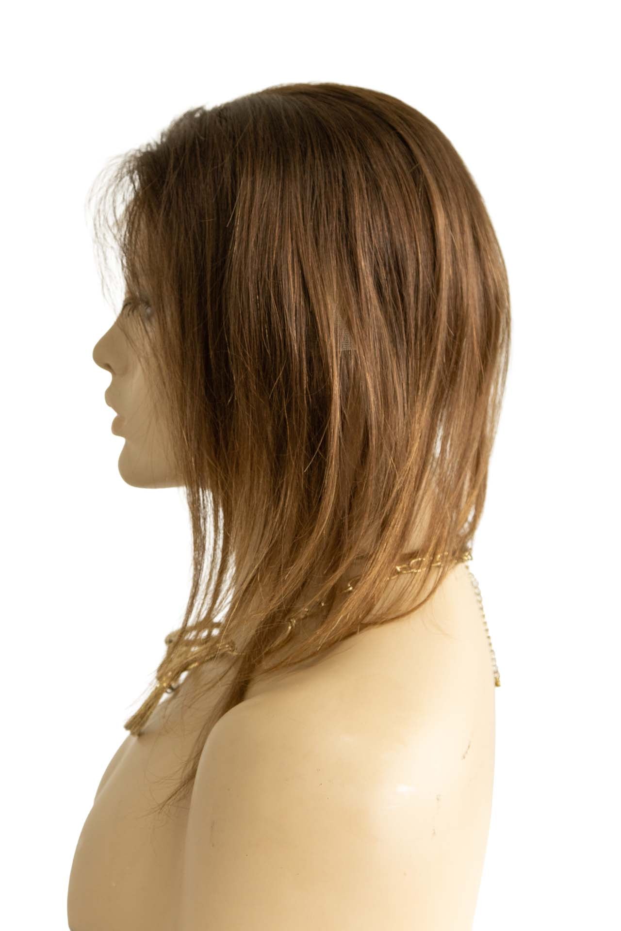 Hairline Com Topo Solução Capilar Frontal - Ton Loiro 7/ 40 gramas / 43 cm