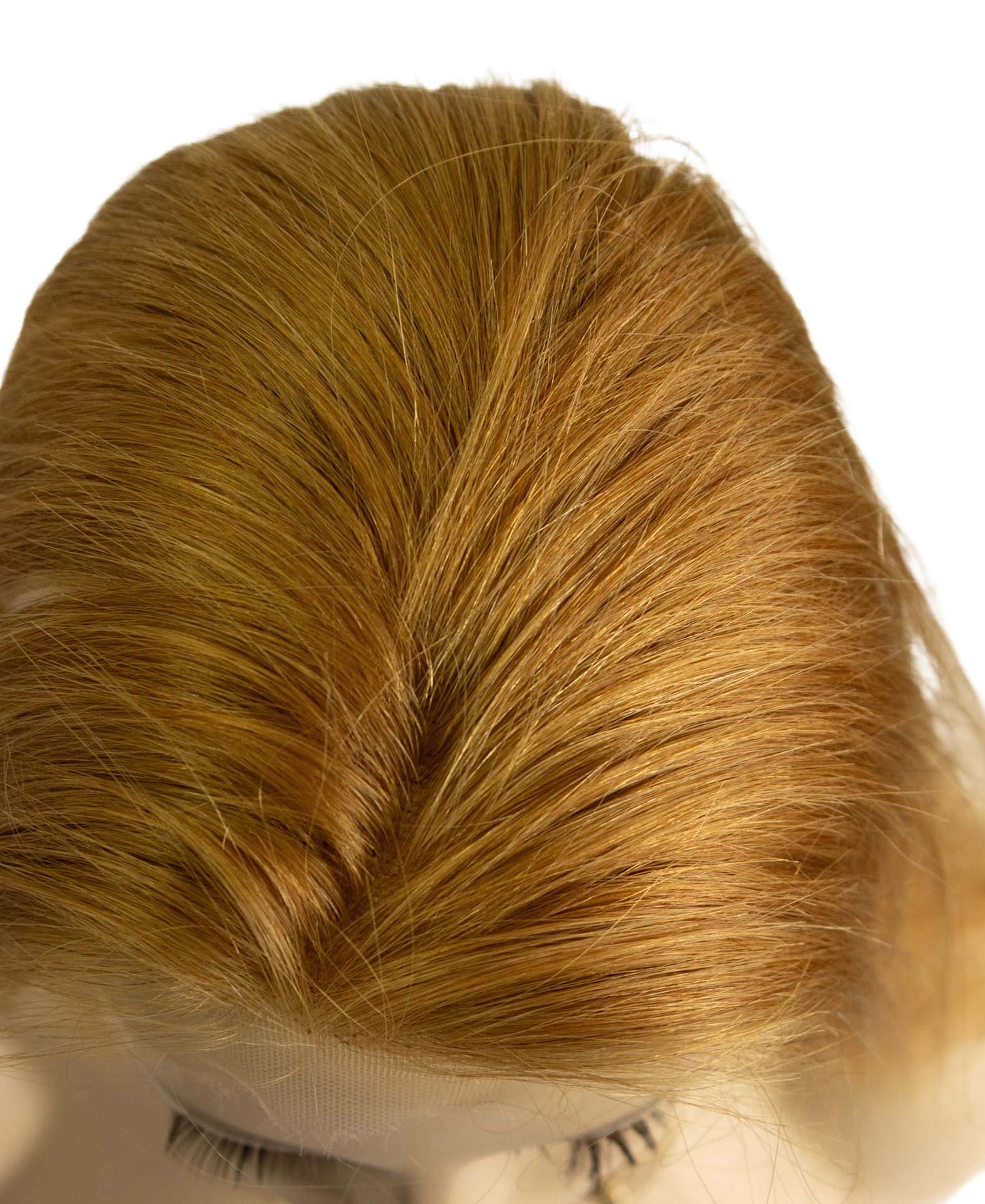 Hairline Com Topo Solução Capilar Frontal - Loiro Ruivo 70cm/66 gramas