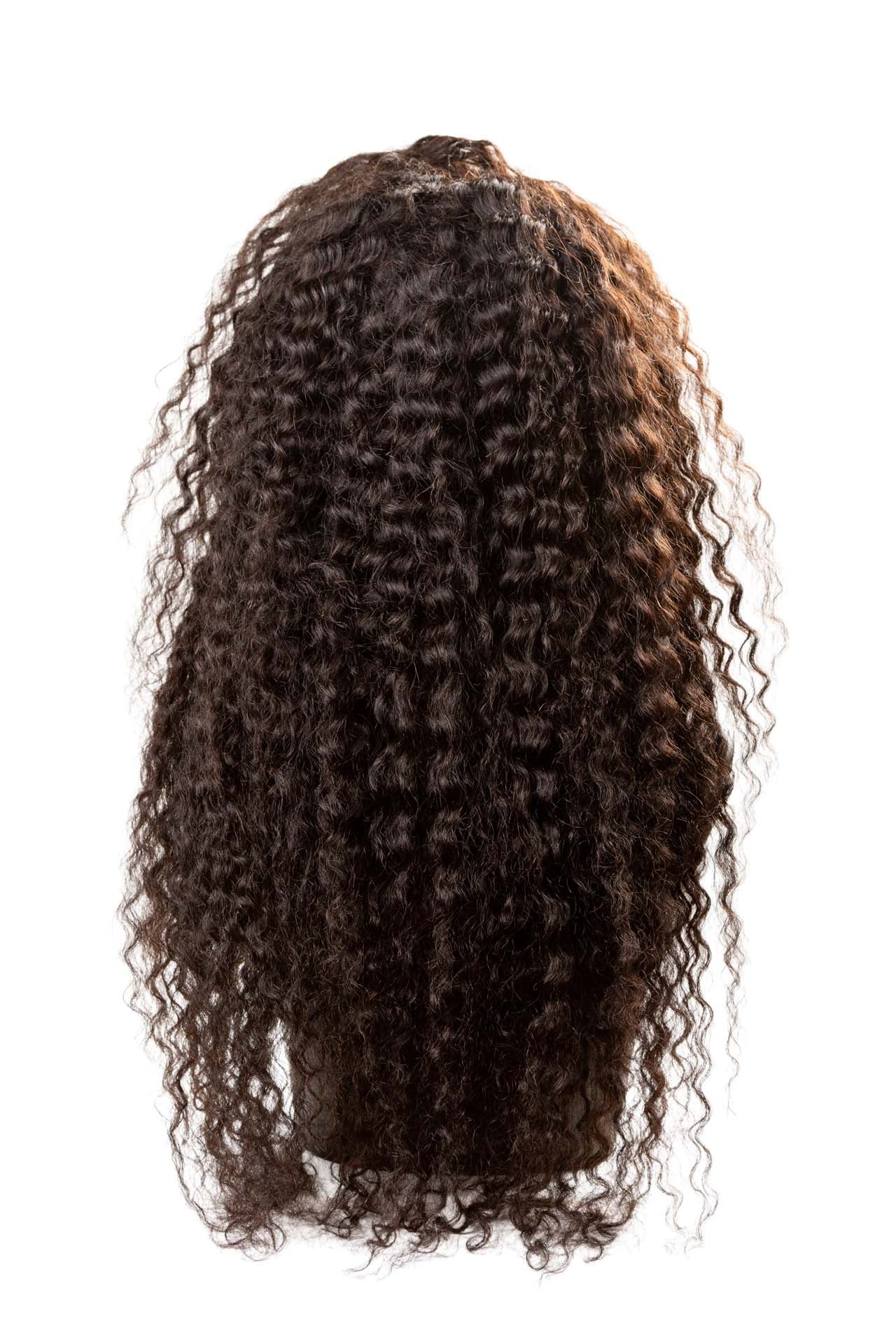 Front Lace Cacheada Castanha Cabelo Humano