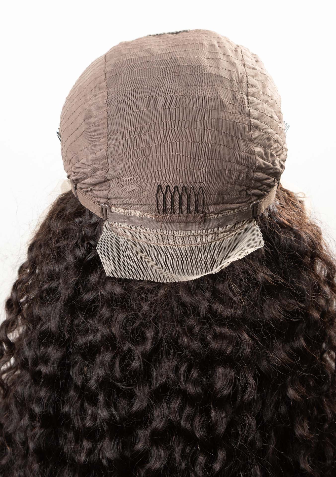 Front Lace Cacheada Castanha Cabelo Humano