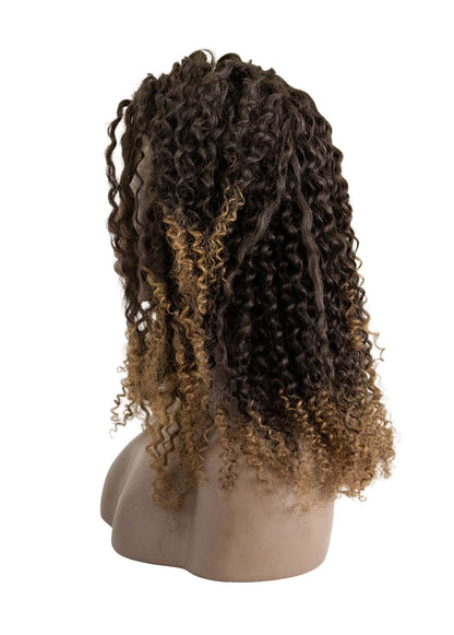 Front Lace Cacheada Castanha Cabelo Humano