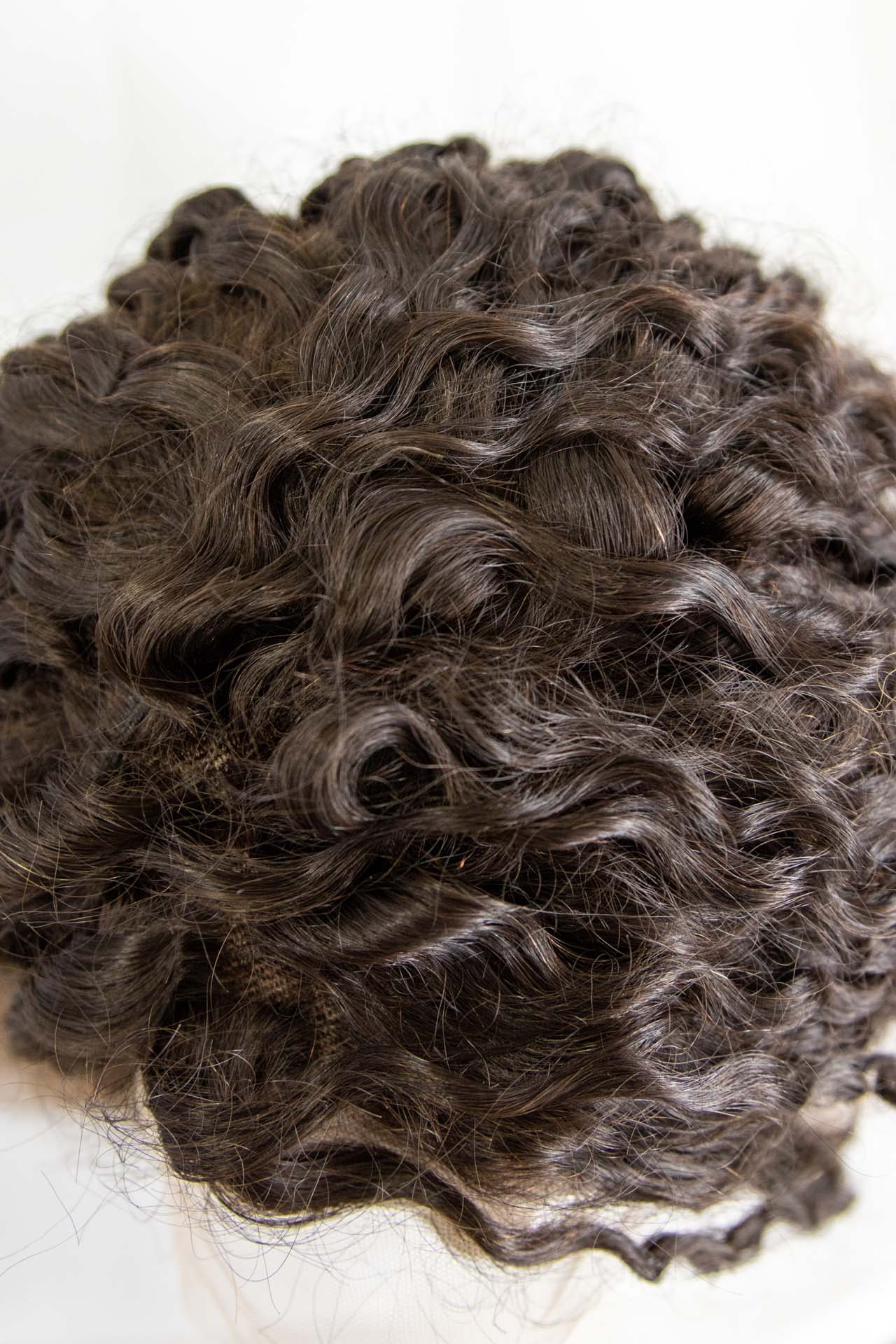 Front Lace Cacheada Castanha Cabelo Humano