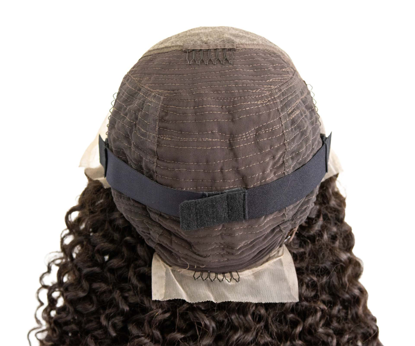 Front Lace Cacheada Castanha Cabelo Humano