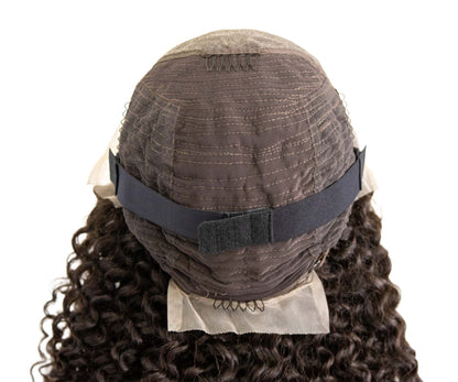 Front Lace Cacheada Castanha Cabelo Humano