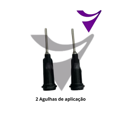 Kit 3 Colas Pretas Para Harmonização De Megahair Via Fio À Fio