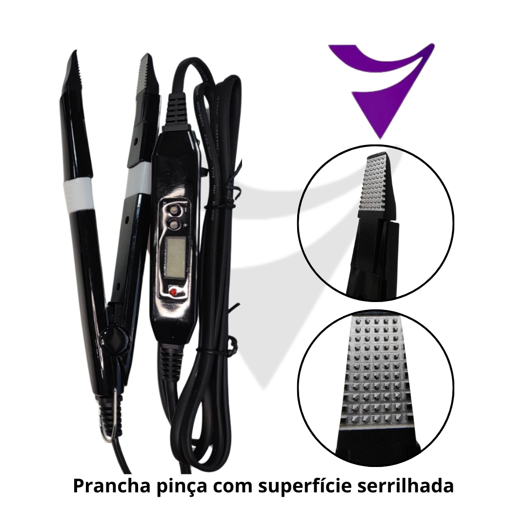 Kit V-light Hair Extension com 3 colas